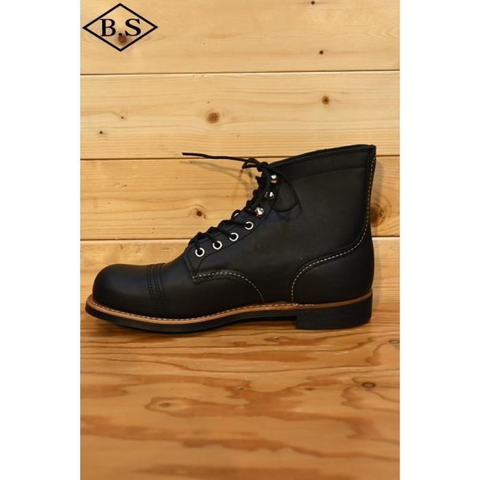 レッドウィング RED WING レースアップブーツ  8084 IRON RANGER アイアンレンジャー ブラックの画像
