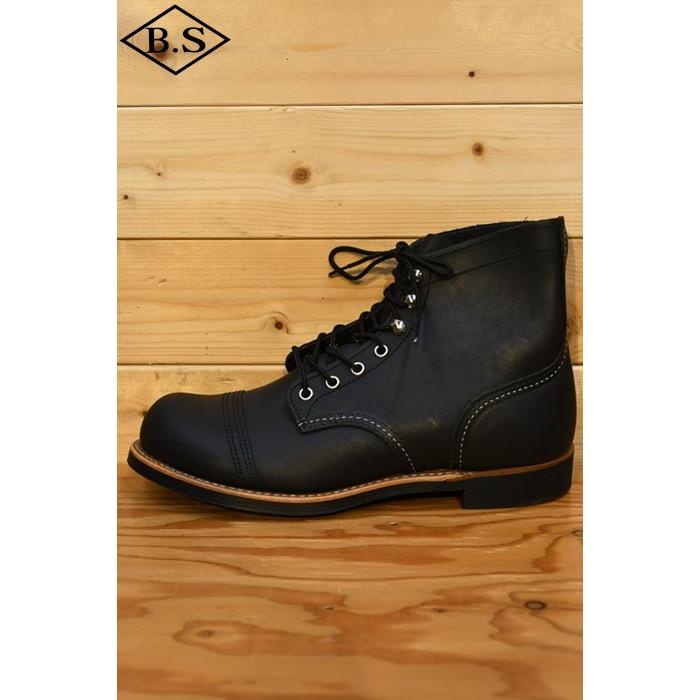 レッドウィング RED WING レースアップブーツ  8084 IRON RANGER アイアンレンジャー ブラックの画像