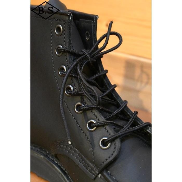 レッドウィング REDWING ブーツ NO.8074 6-inch Classic Moc 6インチ クラシックモック ブラック ハーネスの画像