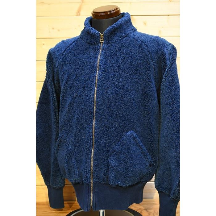 スチュディオダルチザン アウター STUDIO D’ARTISAN 8017 コットンフリース ボアジャケット INDIGO FLEECE BOA JACKET 