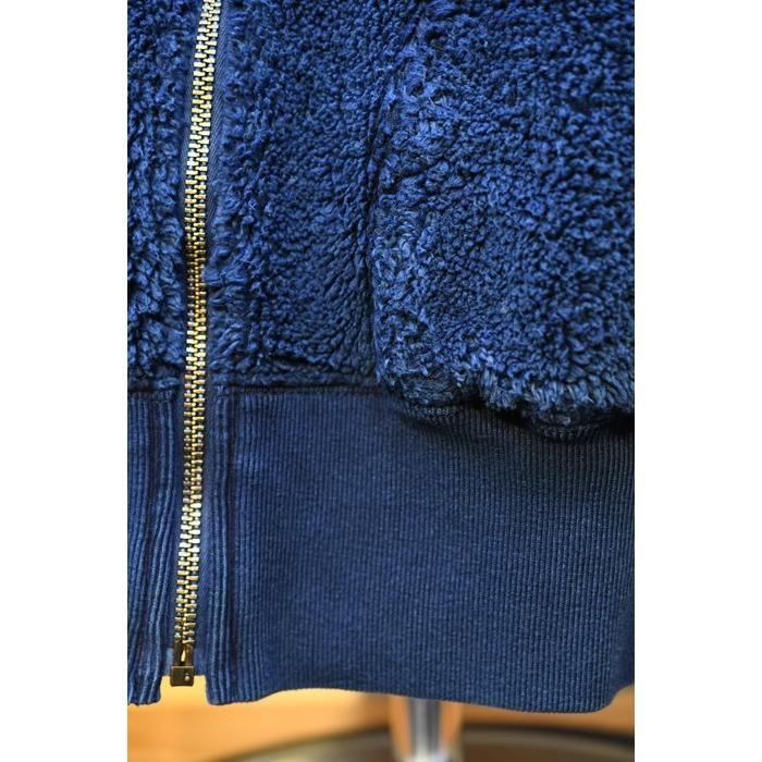 スチュディオダルチザン アウター STUDIO D’ARTISAN 8017 コットンフリース ボアジャケット INDIGO FLEECE BOA JACKET 