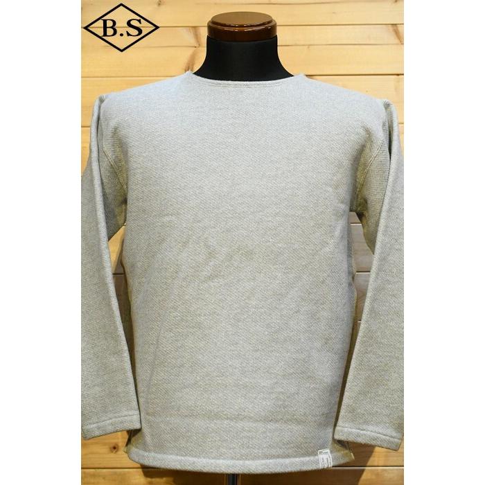 OR-9081 Sweat Basque Shirt Grey オルゲイユ ORGUEIL オルゲイユ 長袖|ヘヴィースウェット|ボートネック