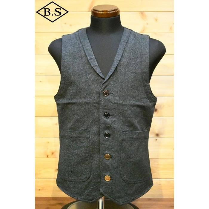 ORGUEIL（オルゲイユ） ベスト OR-4009 Gilet ジレ Black