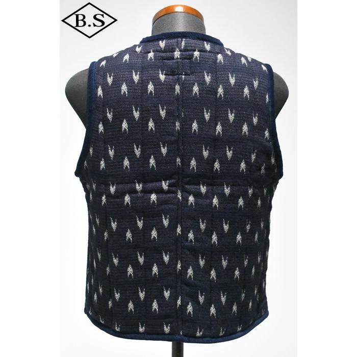 STUDIO D'ARTISAN ステュディオダルチザン D'ARTISAN ベスト 4598 矢絣