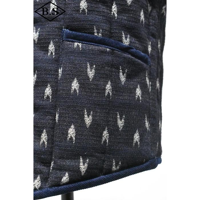 STUDIO D'ARTISAN ステュディオダルチザン D'ARTISAN ベスト 4598 矢絣