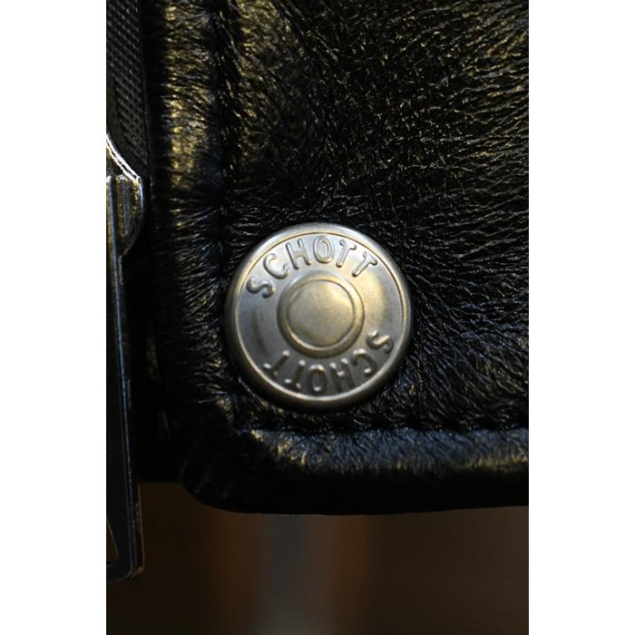 ショット  schott レザージャケット 7823950077 NEW DOUBLE BREAST RIDERSダブル ブレスト ライダース ブラックの画像