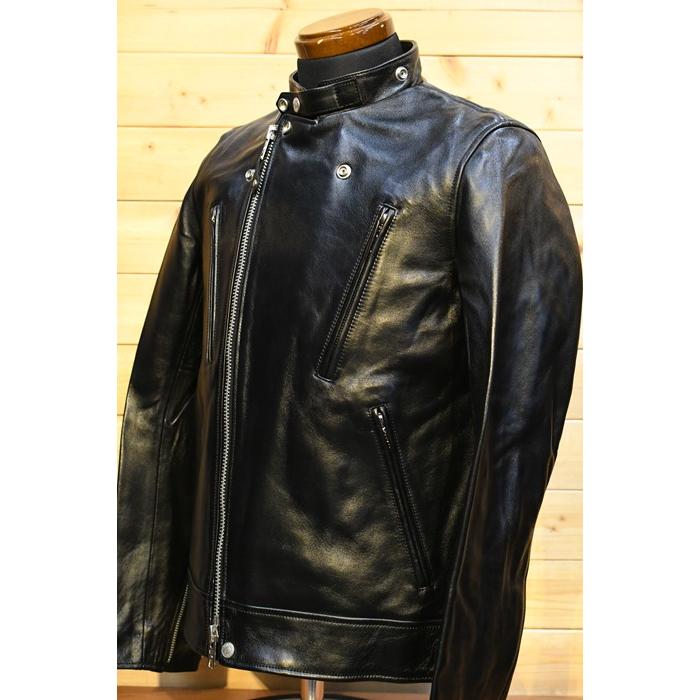 ショット  schott レザージャケット 7823950077 NEW DOUBLE BREAST RIDERSダブル ブレスト ライダース ブラックの画像