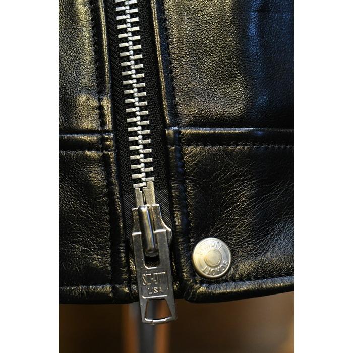 ショット  schott レザージャケット 7823950077 NEW DOUBLE BREAST RIDERSダブル ブレスト ライダース ブラックの画像