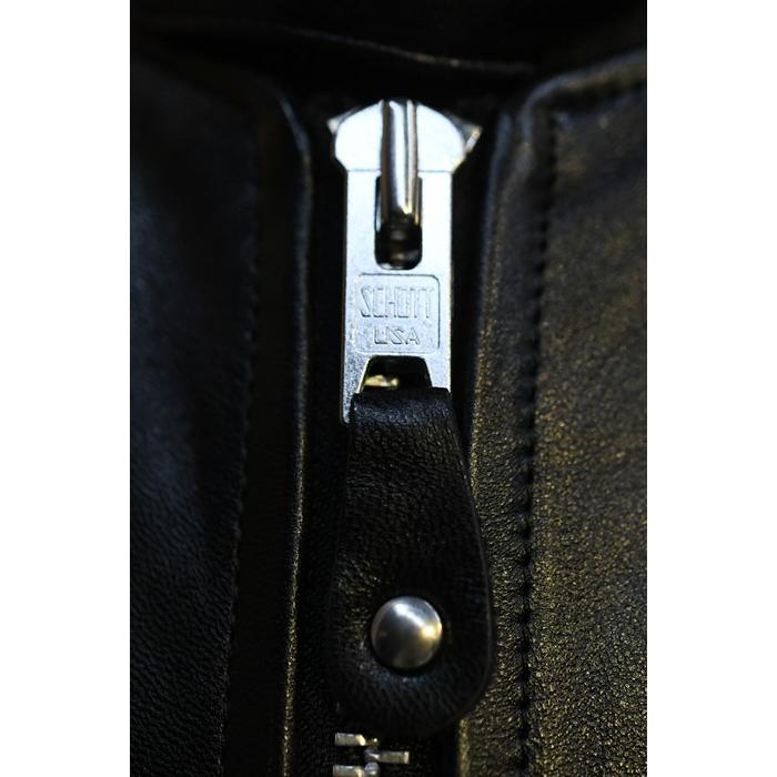 ショット  schott レザージャケット 7821950008 70’S SINGLE RIDERS JACKET シングル ライダース ブラックの画像