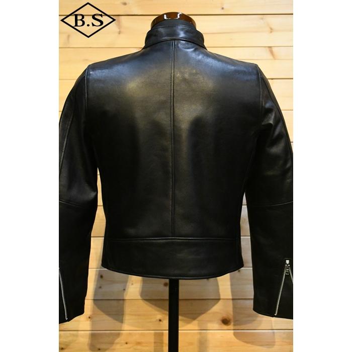 Schott シングルライダースジャケット ブラック 40 Schott◇シングルライダースジャケット/40/牛革/BLK/無地/641