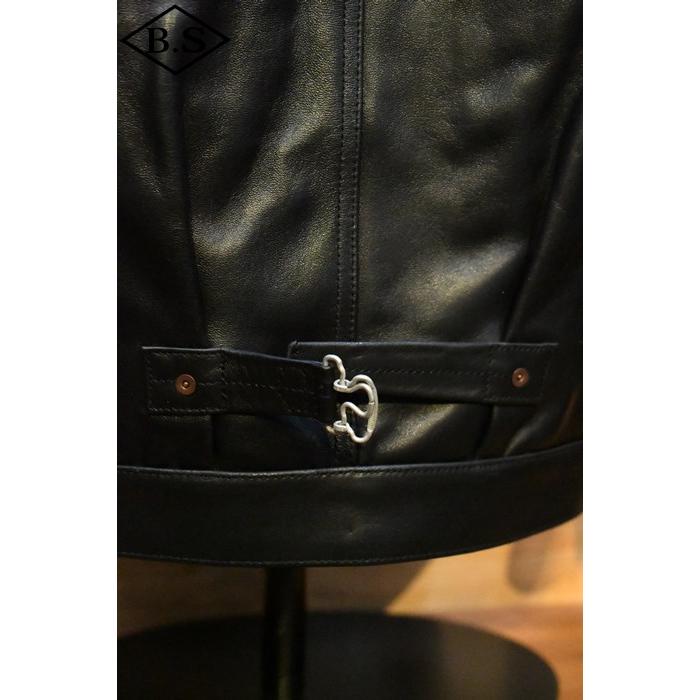 ショット  schott レザージャケット 7823950128 SHEEP LEATHER 1st TRACKER JACKET/シープレザー トラッカージャケット ブラックの画像