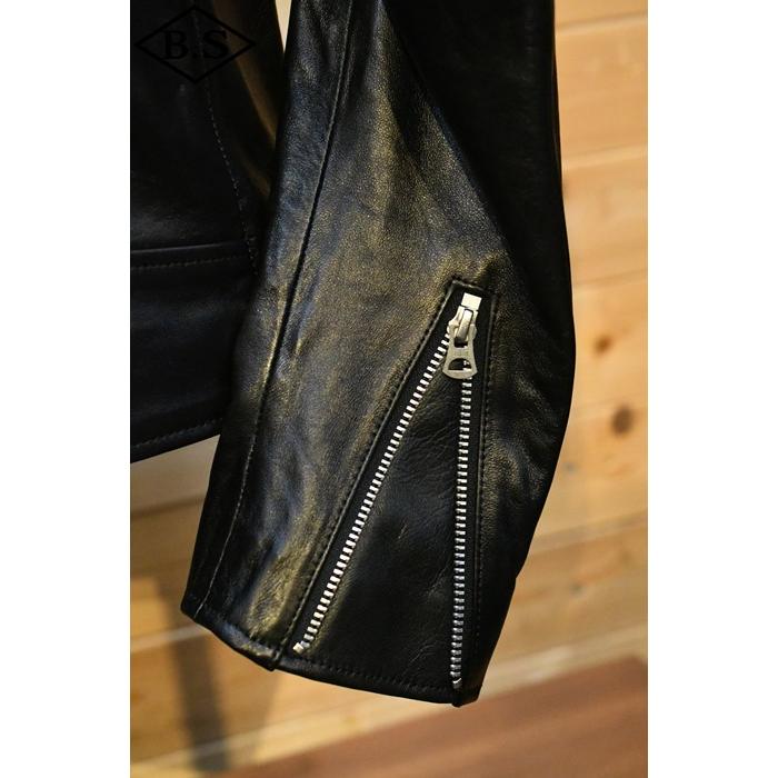 (WOMENS)ショット schott レザージャケット 7822950604 Women’s DOUBLE BREAST RIDERS/ダブルブレスト ライダース ブラックの画像