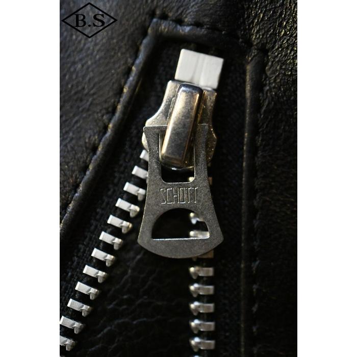 (WOMENS)ショット schott レザージャケット 7822950604 Women’s DOUBLE BREAST RIDERS/ダブルブレスト ライダース ブラックの画像