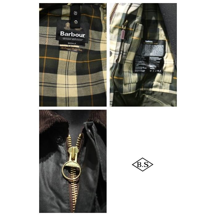 バブアー Barbour アウター 242MWX0018 BEDALE / ビデイル ワックス コットン ブルゾン（レギュラーフィット）の画像