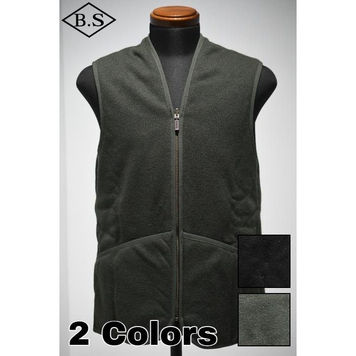 Barbour（バブアー） ベスト 242MLI0004 フロントジップ ファー