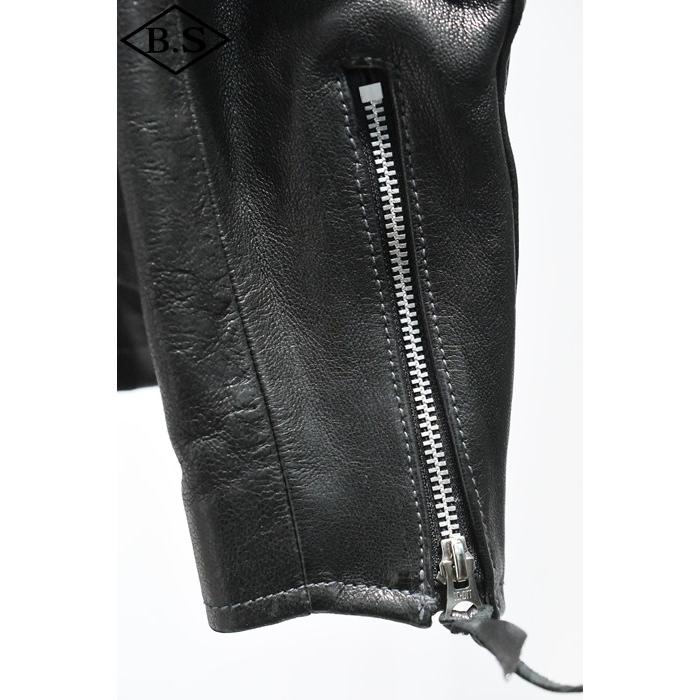 ショット schott レザージャケット 7825150003 PADDED SINGLE RIDERS パデット シングルライダース BLACKの画像