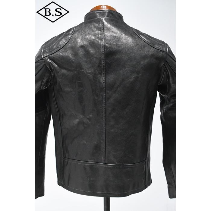 ショット schott レザージャケット 7825150003 PADDED SINGLE RIDERS パデット シングルライダース BLACKの画像