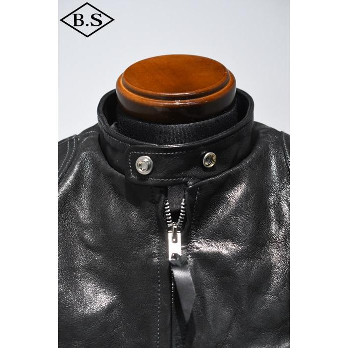 ショット schott レザージャケット 7825150003 PADDED SINGLE RIDERS パデット シングルライダース BLACKの画像