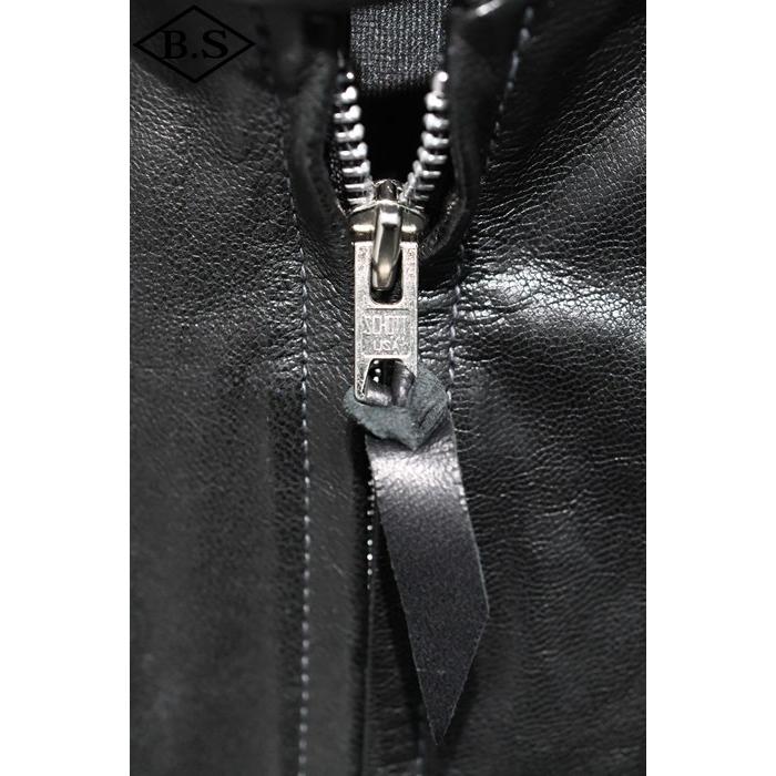 ショット schott レザージャケット 7825150003 PADDED SINGLE RIDERS パデット シングルライダース BLACKの画像