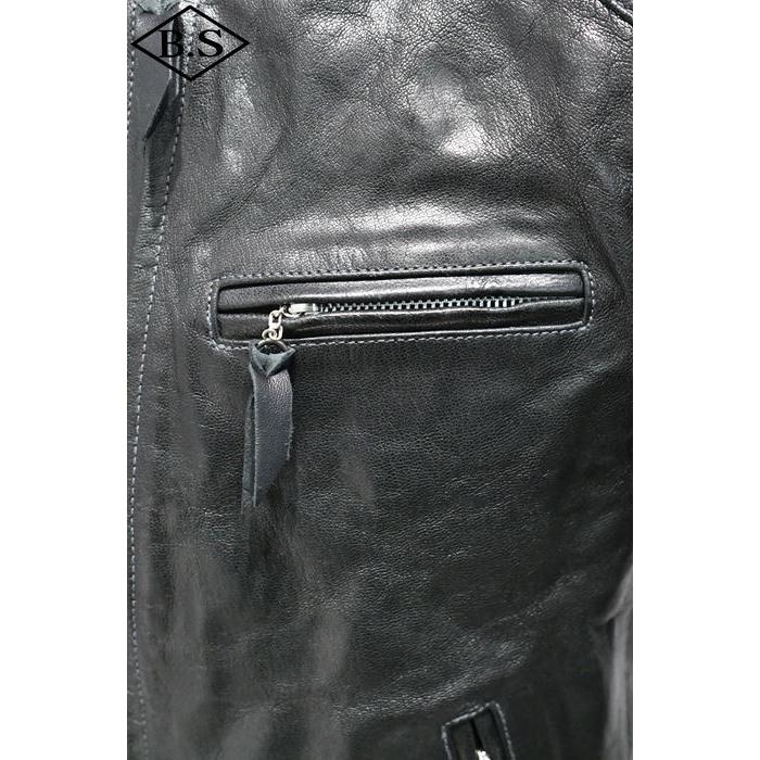 ショット schott レザージャケット 7825150003 PADDED SINGLE RIDERS パデット シングルライダース BLACKの画像