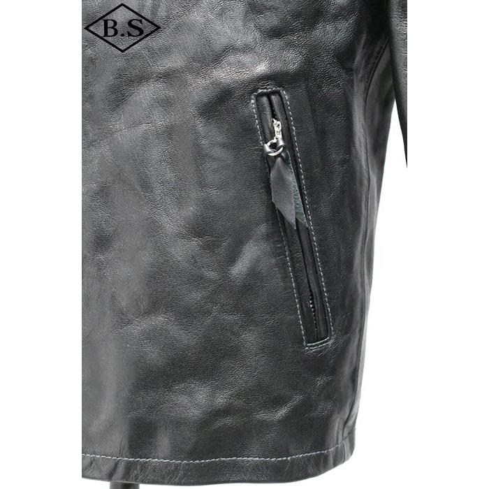 ショット schott レザージャケット 7825150003 PADDED SINGLE RIDERS パデット シングルライダース BLACKの画像