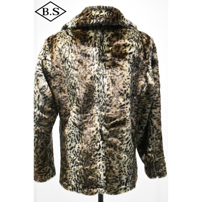 ショット  schott アウター 7825254002 LEOPARD FUR PEACOAT/レオパード ファーコートの画像