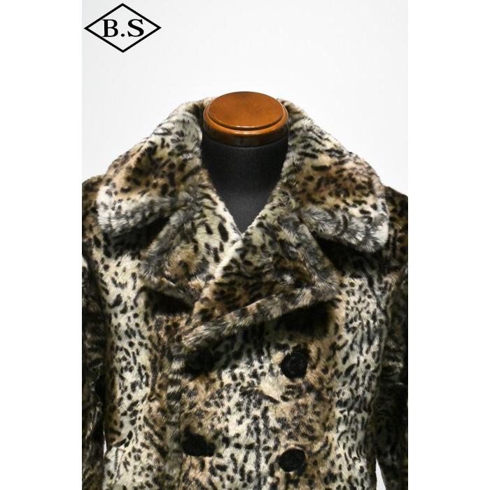ショット  schott アウター 7825254002 LEOPARD FUR PEACOAT/レオパード ファーコートの画像