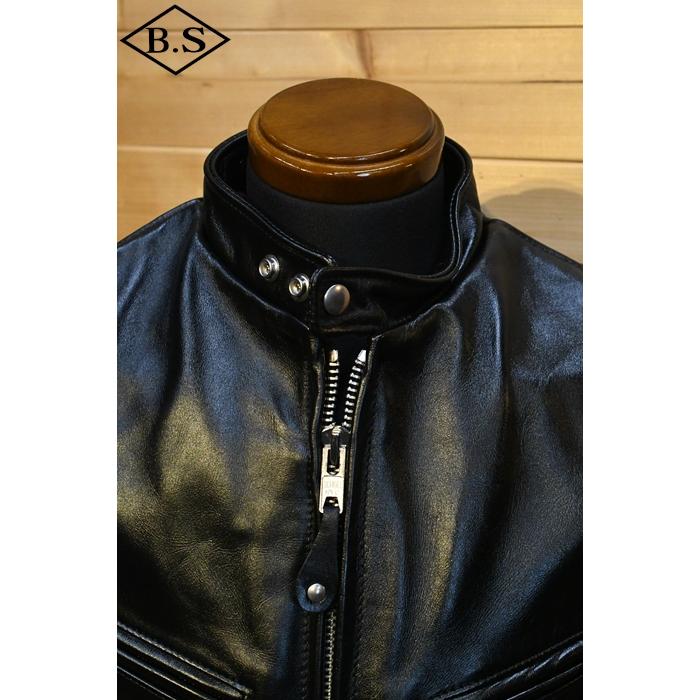 ショット  schott レザージャケット 7823950088 HORSE LEATHER CAFE RACE 641XXH ホース レザー カフェレース ブラックの画像