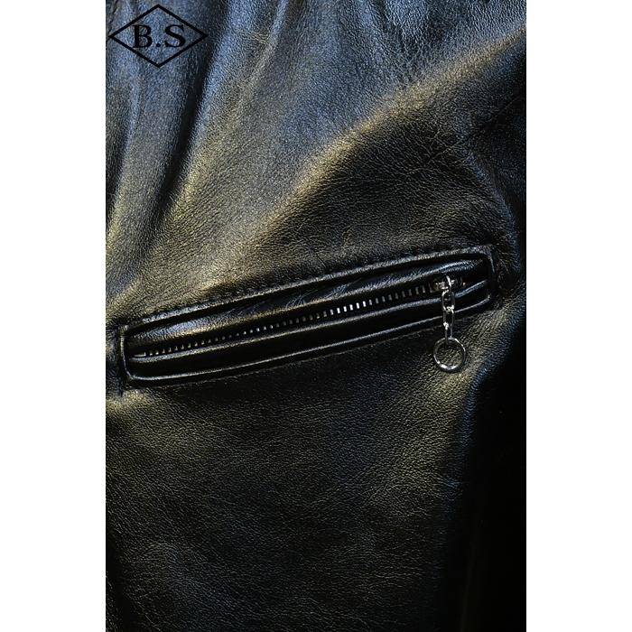 ショット  schott レザージャケット 7823950088 HORSE LEATHER CAFE RACE 641XXH ホース レザー カフェレース ブラックの画像