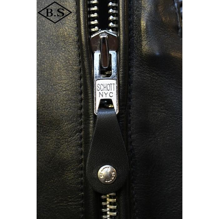 ショット  schott レザージャケット 7823950086 103US TRUCKER JACKET レザートラッカー ジャケット ブラックの画像