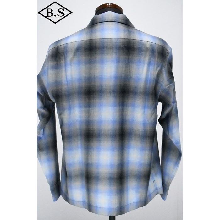 SCHOTT（ショット） 長袖シャツ 7826120001 OMBRE CHECK SHIRT