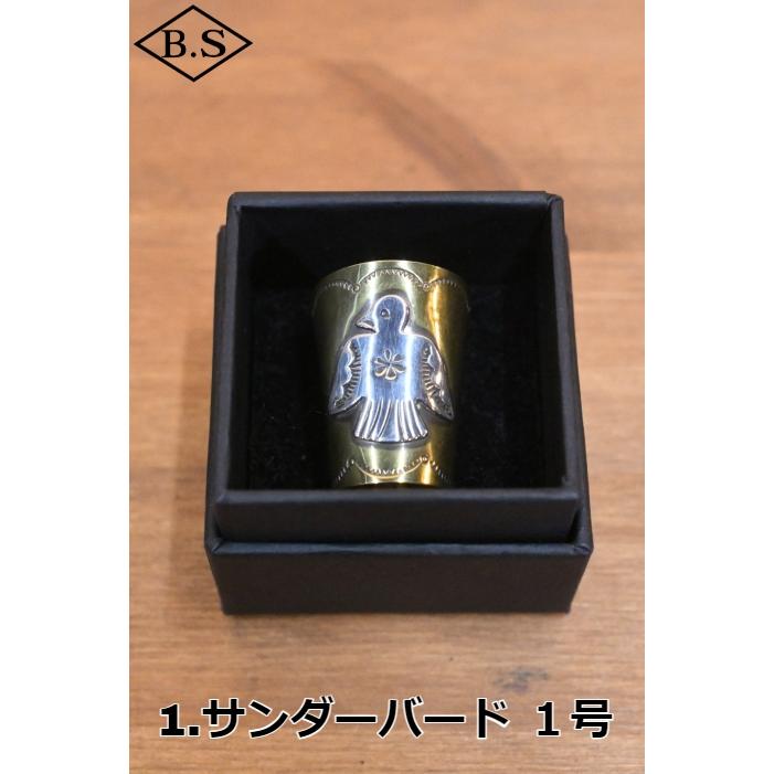 アンティークバングル・リング・バンダナスライダー BS ISM 小物 バンダナスライダー ブラス＆シルバー