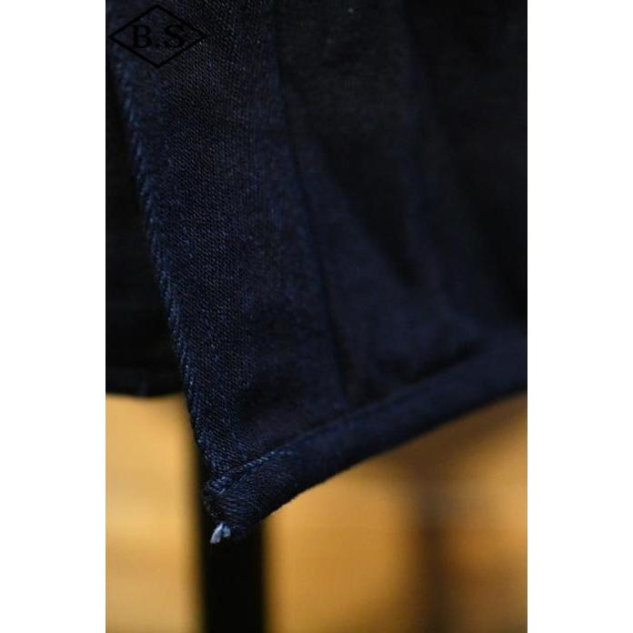 UES（ウエス） 長袖シャツ 502256 INDIGO TRICOTINE SHIRT インディゴ