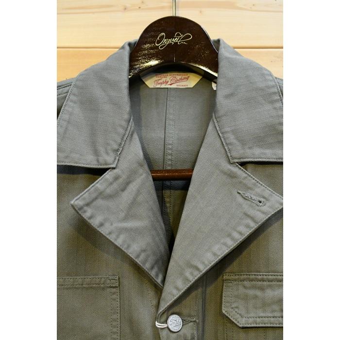 トロフィークロージング TROPHY CLOTHING オーバーオール TR22AW-504 UNION ALLS OLIVE｜barnstormer2｜03