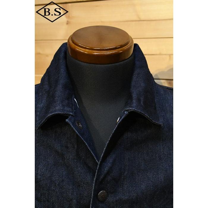 UES ウエス Gジャン 902302 ナイロンデニムコーチジャケット1st