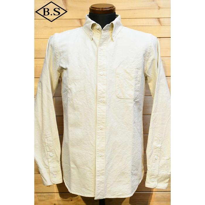 UES ウエス 長袖シャツ 502205 ムラ糸オックスボタンダウンシャツ 