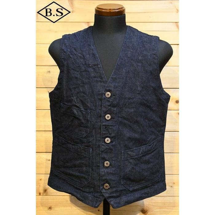 UES（ウエス） ベスト 992404 デニムベスト デニム : BarnStormer2号店