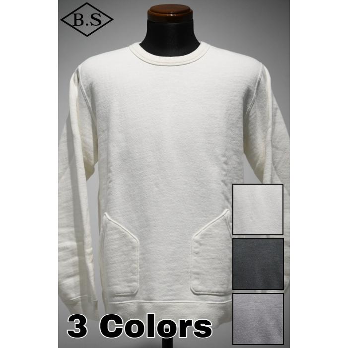 UES ウエス ポケット クルーネック スウェット 無地 742451 UES（ウエス） スウェット 742451 ポケット付きスウェット