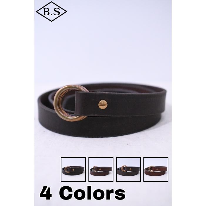 VASCO リングベルト vasco - 【ラスト1点】LEATHER RING BELT [BROWN] | リング