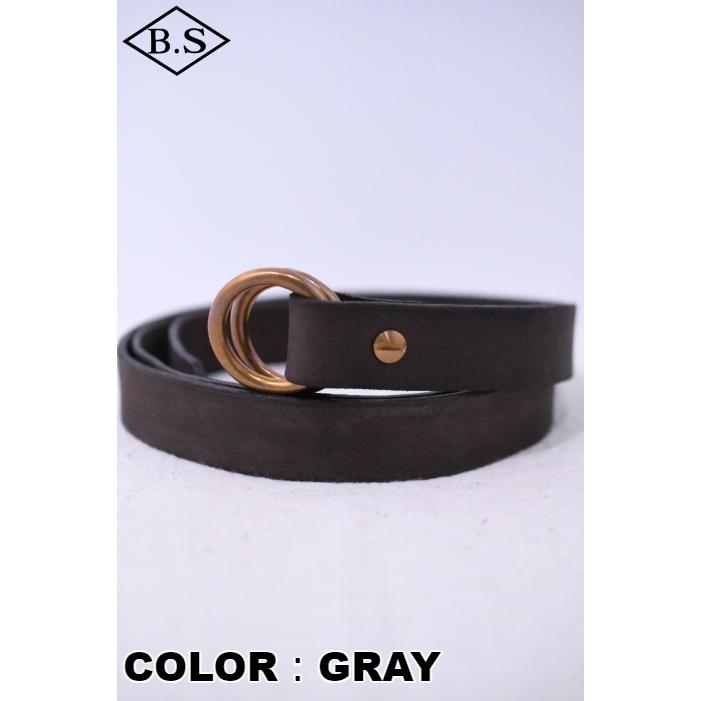 vasco（ヴァスコ） ベルト VS-601 Leather Ring Belt narrow レザー