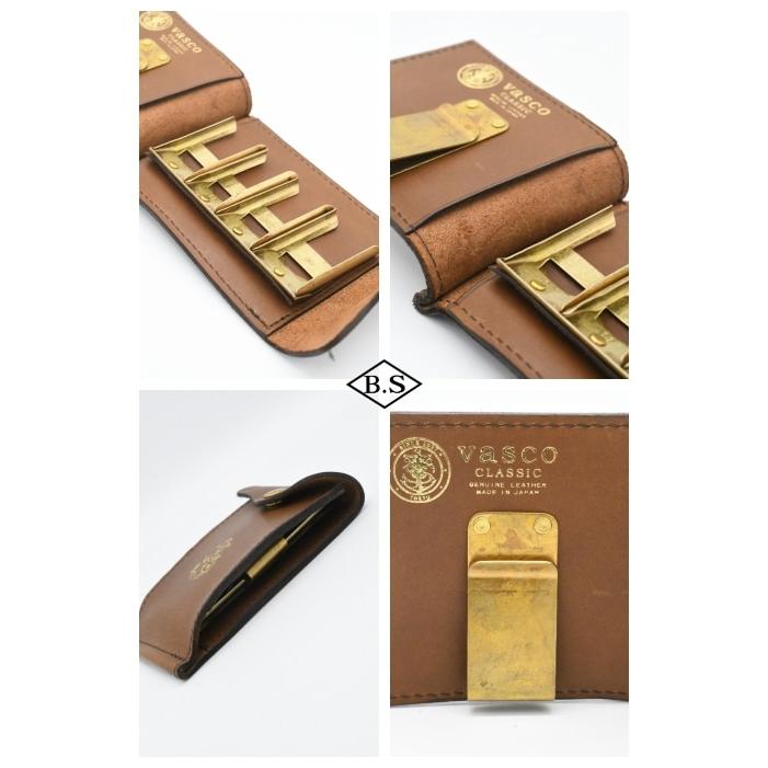 vasco（ヴァスコ） マネークリップ VSC-710N LEATHER NAVAL MONEY CLIP