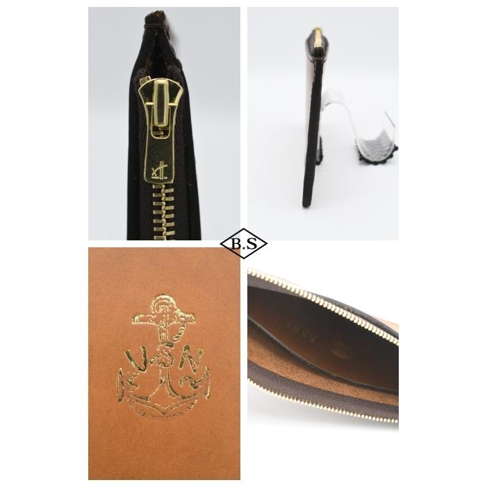 ヴァスコ 財布 梵 vasco（ヴァスコ） ウォレット VSC-721ZN LEATHER NAVAL ZIP LONG