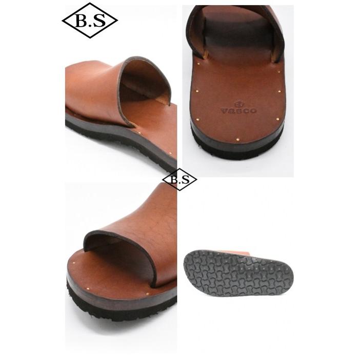 [最終値下げ　希少　新品・未使用　M]　VASCO レザートラベルサンダル 最終値下げ 希少 新品・未使用 M] VASCO レザートラベルサンダル