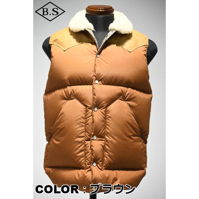 WAREHOUSE ウエアハウス ダウンベスト 2222 Lot Rocky Mountain Featherbed × WAREHOUSE NYLON CHRISTY VESTの画像