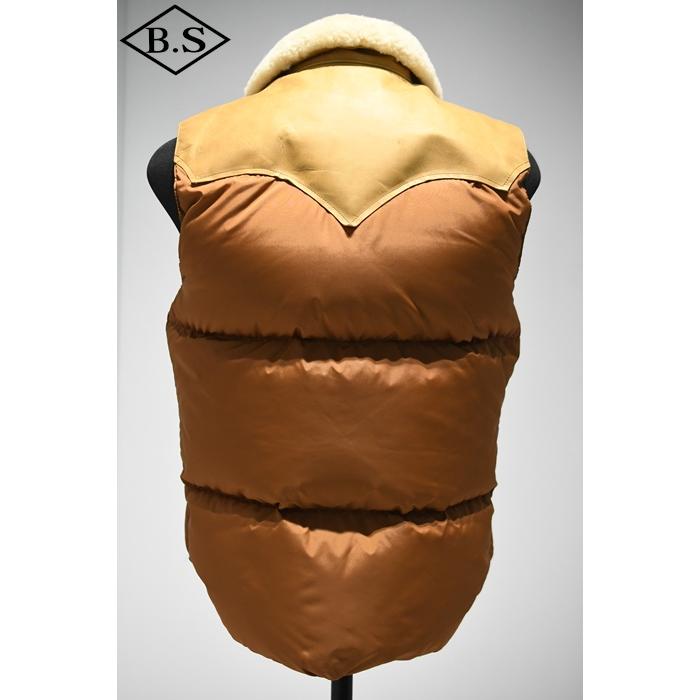 WAREHOUSE ウエアハウス ダウンベスト 2222 Lot Rocky Mountain Featherbed × WAREHOUSE NYLON CHRISTY VESTの画像