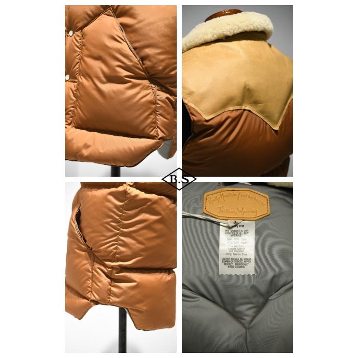 WAREHOUSE ウエアハウス ダウンベスト 2222 Lot Rocky Mountain Featherbed × WAREHOUSE NYLON CHRISTY VESTの画像