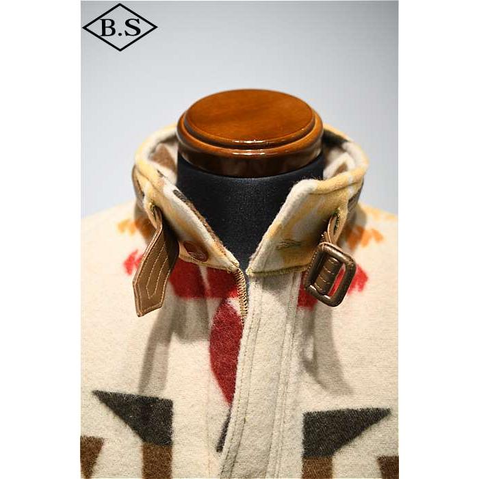 ジョングラッコー ウエアハウス アウター John Gluckow by WAREHOUSE JG-32 STANG WOOL COAT BEIGEの画像