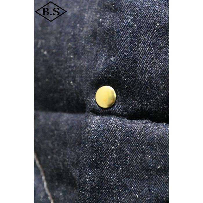 WAREHOUSE ウエアハウス ダウンベスト Lot 2237 ROCKY MOUNTAIN × WAREHOUSE INDIGO HBT DOWN VEST INDIGOの画像
