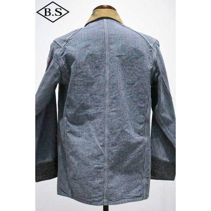 ジョングラッコー ウエアハウス アウター John Gluckow by WAREHOUSE Lot JG-38 The Snap-tite Chore Jacket ワッペン付の画像