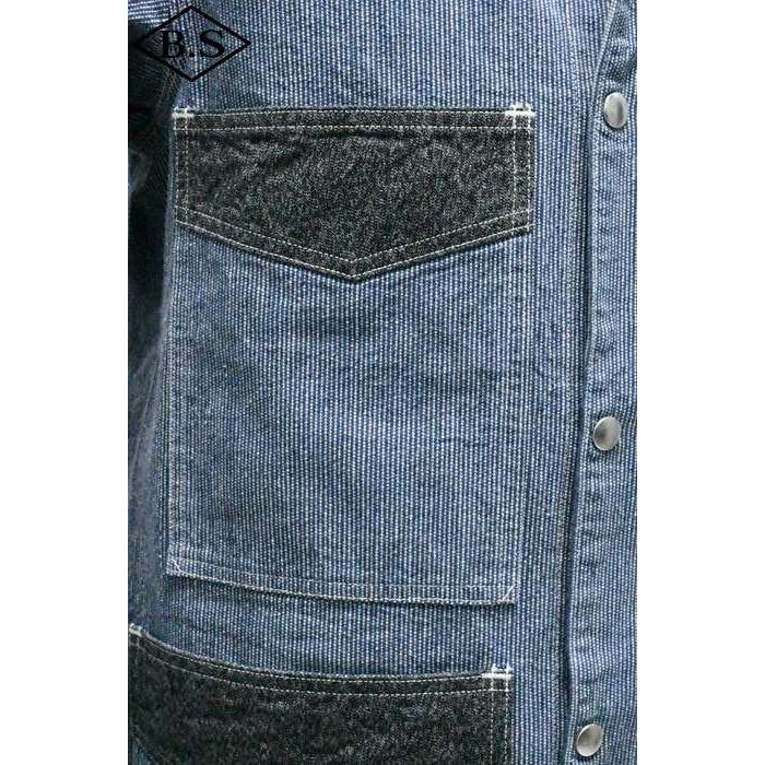 ジョングラッコー ウエアハウス アウター John Gluckow by WAREHOUSE Lot JG-38 The Snap-tite Chore Jacket ワッペン付の画像